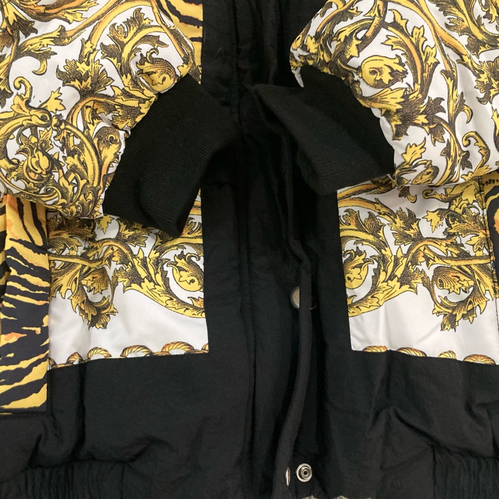 TOPSHOP ⚜️ Zebra Chain Puff Jacket - Picture 8 of 13